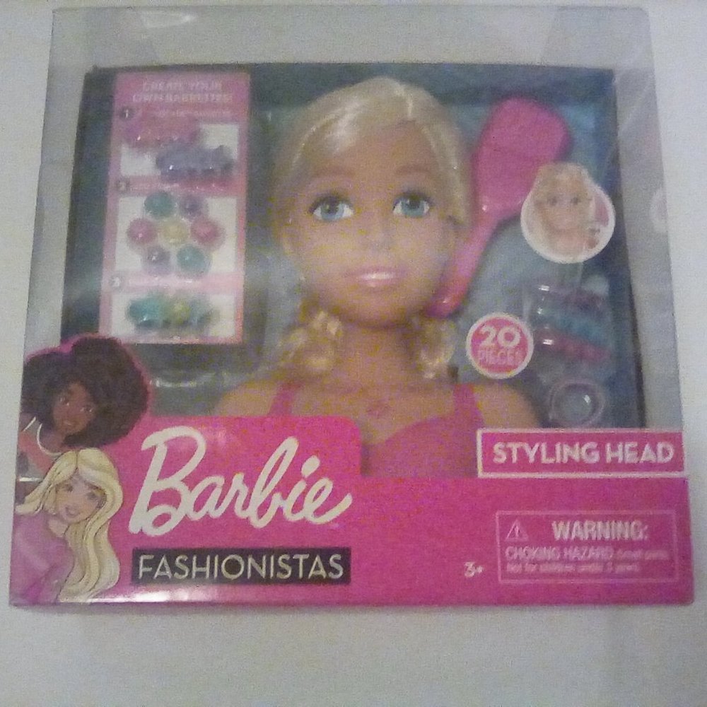 Barbie Fashionistas Hair Styling Head Fashion Doll Blonde - Picture 1 of 1